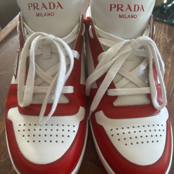 AUTHENTIC ALMOST BRAND NEW PRADA SNEAKERS - Picture 2 of 8